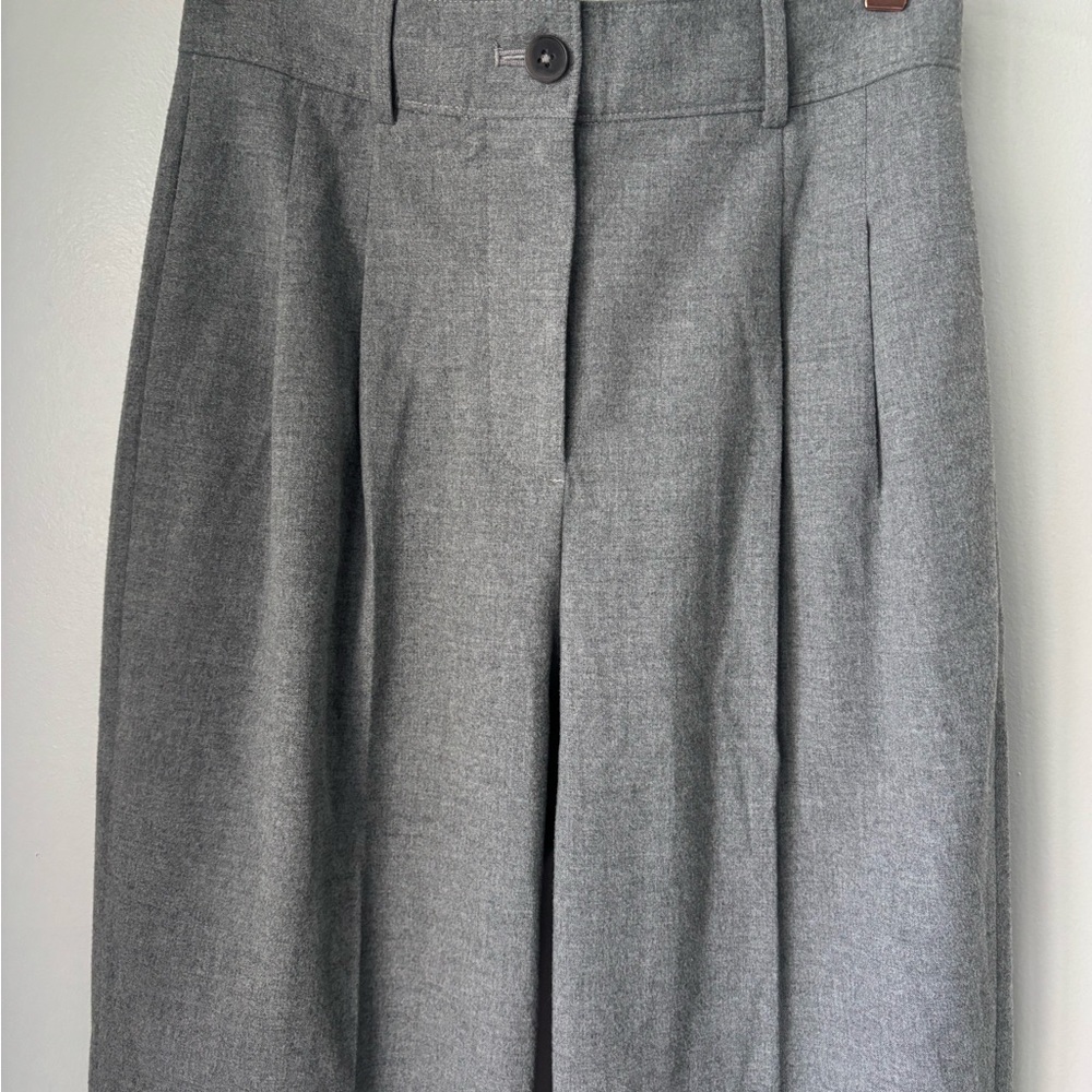 Babaton Gray Pleated Pants